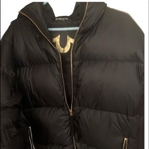 Never worn mens True Religion Coat.  Size xl